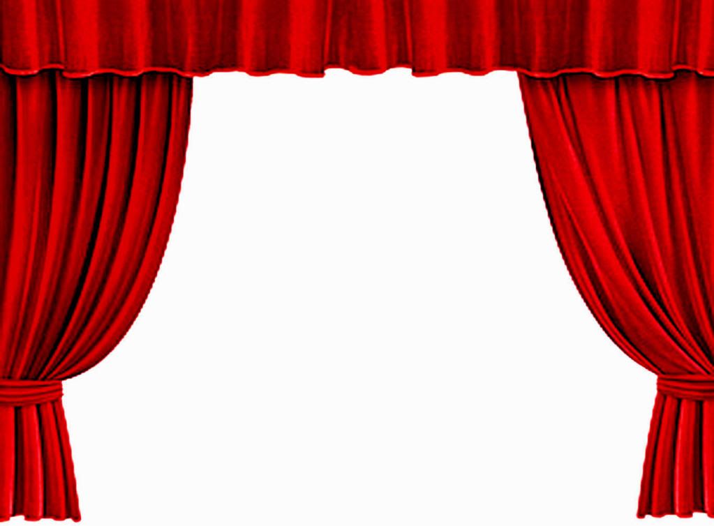theatre curtains cartoon