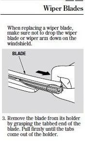 How to change wiper inserts honda crv #2