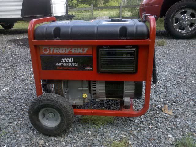 Troy Bilt Generator. 5550/8550 Watt Troy-Bilt