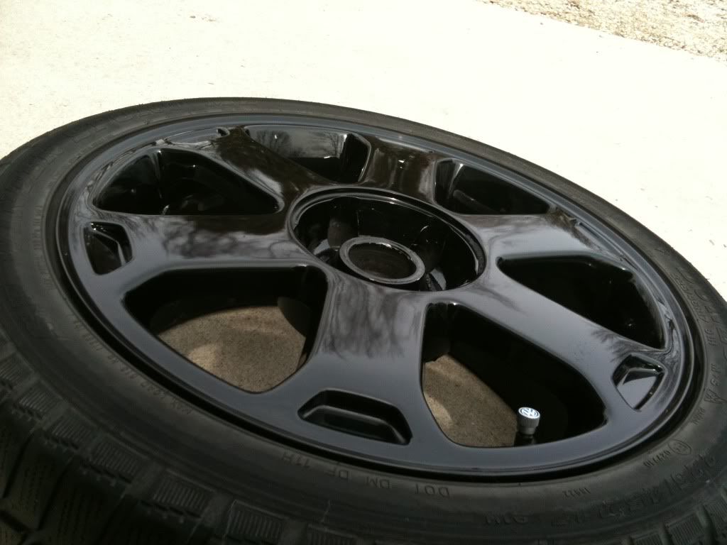 Black Audi Wheels