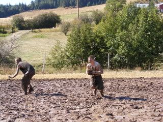 mud football carriage