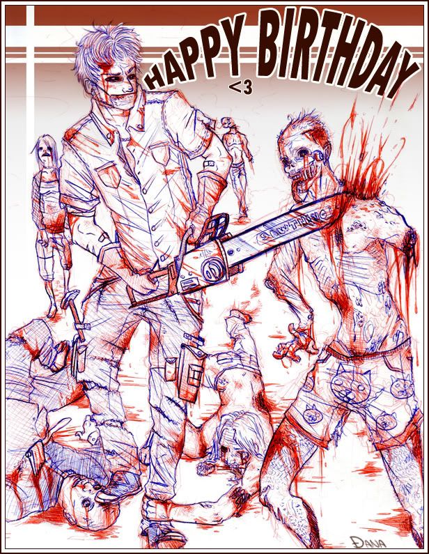 Happy B-Day Zombie Pictures, Images and Photos