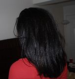 Hair after straightening 11/21