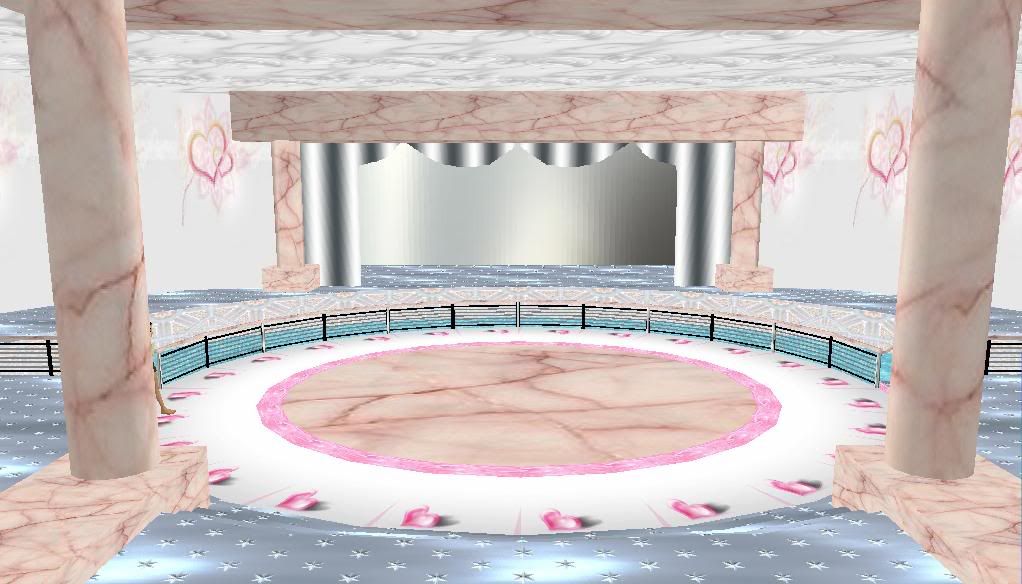 Pink Marble and Hearts Room
