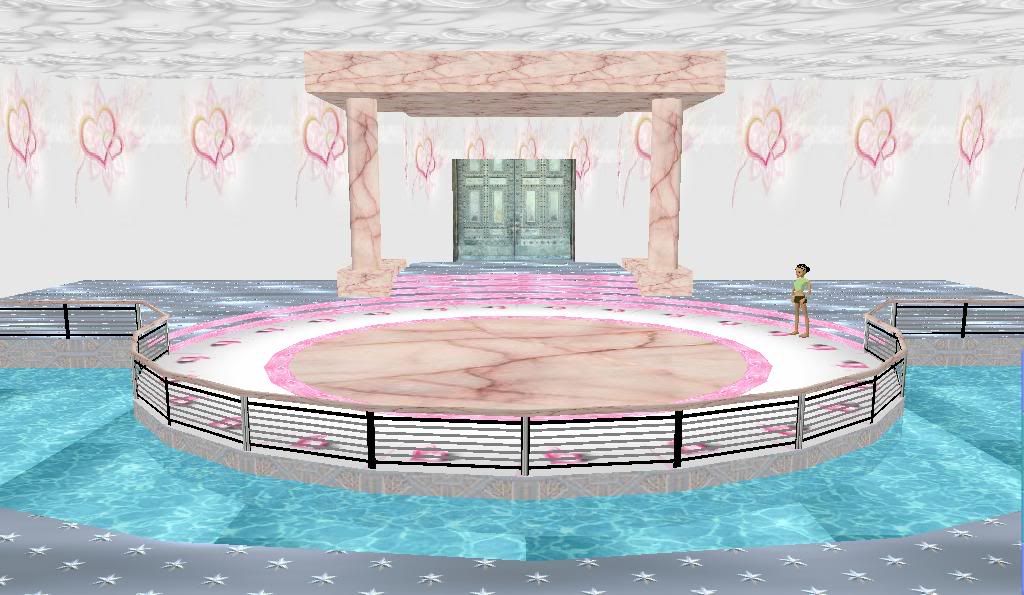 Pink Marble and Hearts Room 3