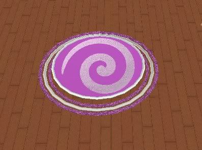 Purple and Silver dance disc