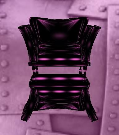 BLack and pink Chair