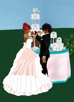 Pink Teal Wedding 3