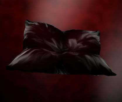 blackred cuddle pillow