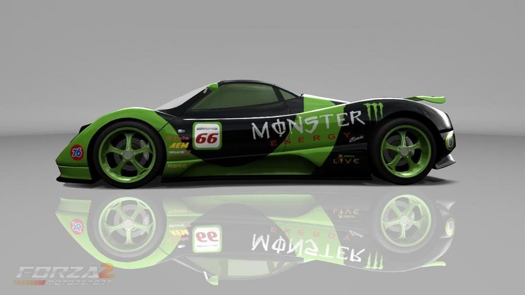 Monster Energy Pagani Zonda Principal Financial Group Maserati MC12