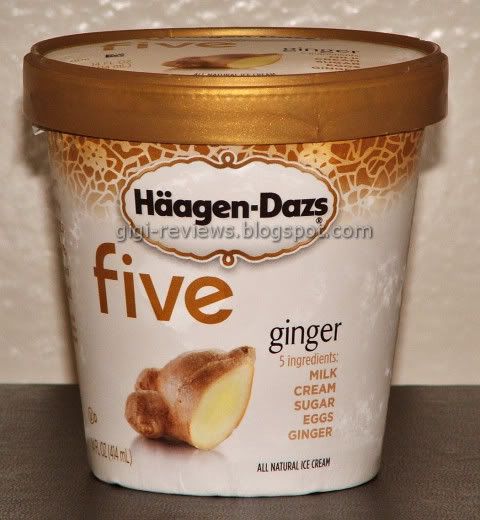 Haagen-Dazs Five: Ginger Ice Cream