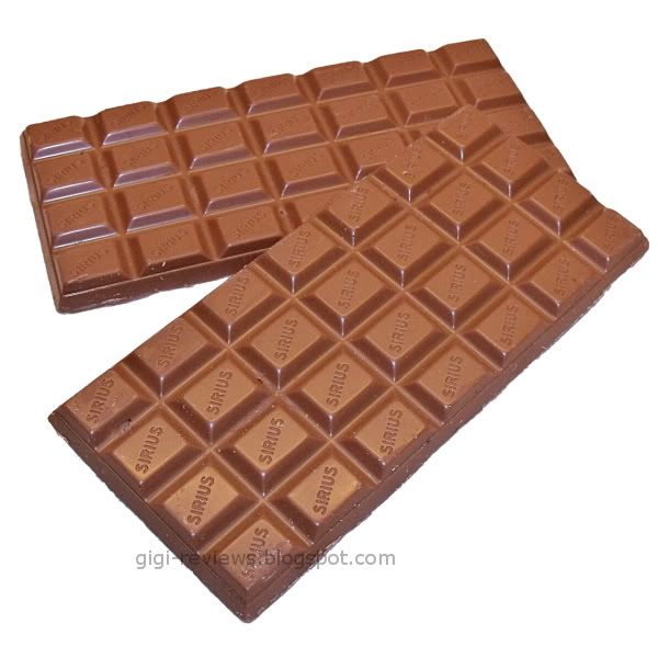 chocolate bar size