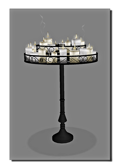 temptii candle table