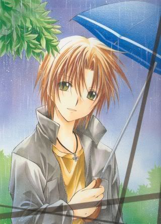 Sad Anime Boy In The Rain. a thousand enemies and
