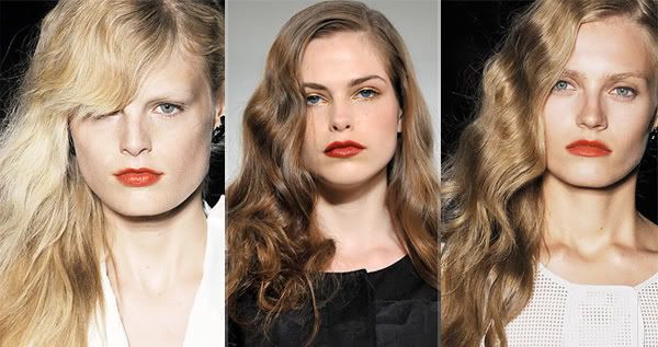Sleek and straight hair style trend 2009