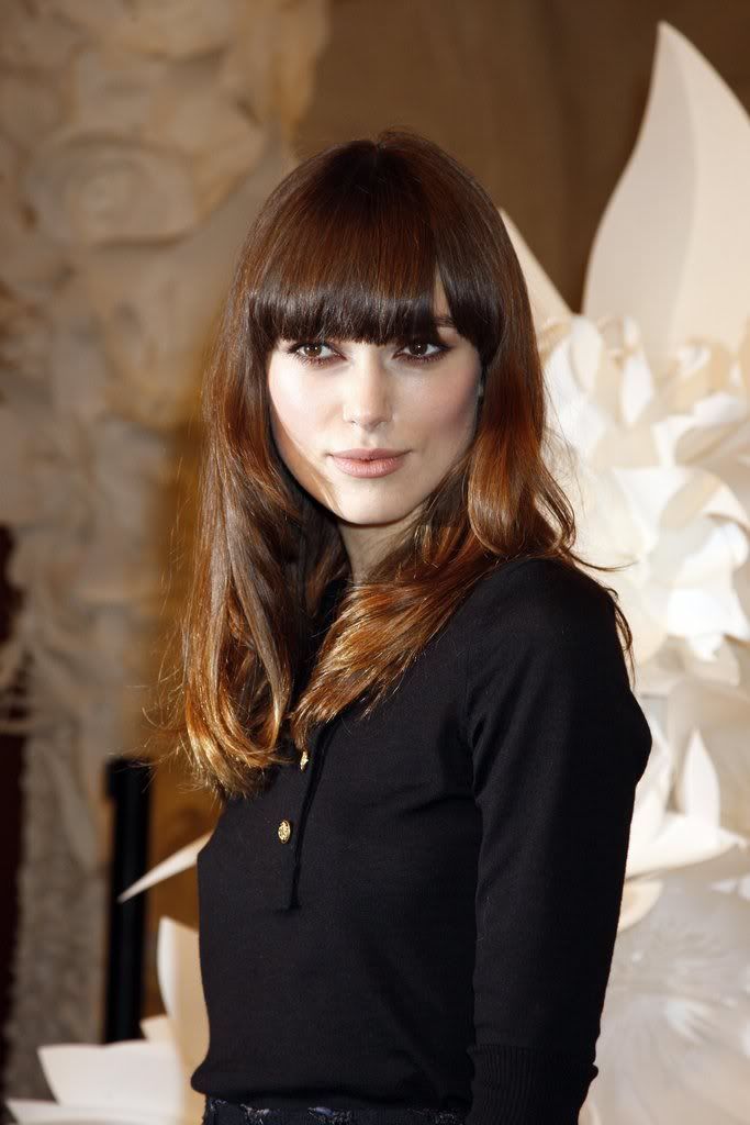 Keira Knightley at Chanel Haute Couture S S 2009