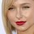 Hayden Panettiere with bright red lipstick