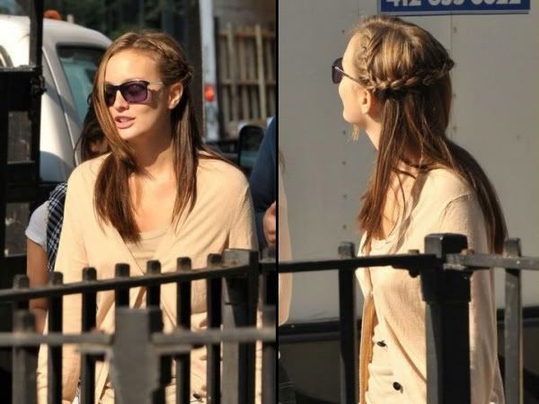 Leighton Meester braid hair trend