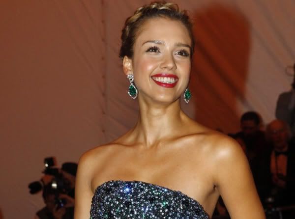 Jessica Alba in Jason Wu, MET 2009 Gala