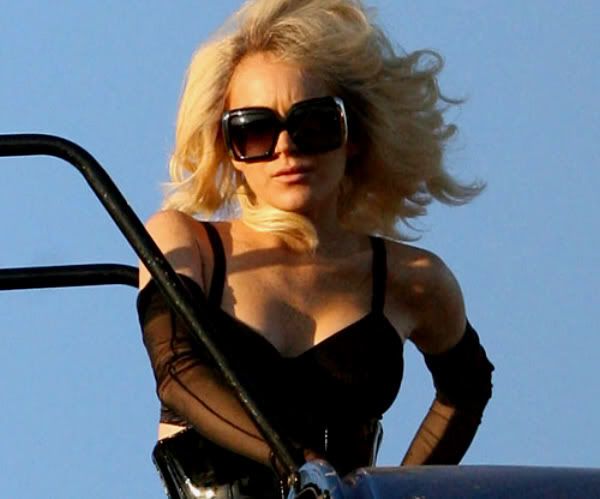 Lindsay Lohan as Marilyn Monroe for Vogue Spain 