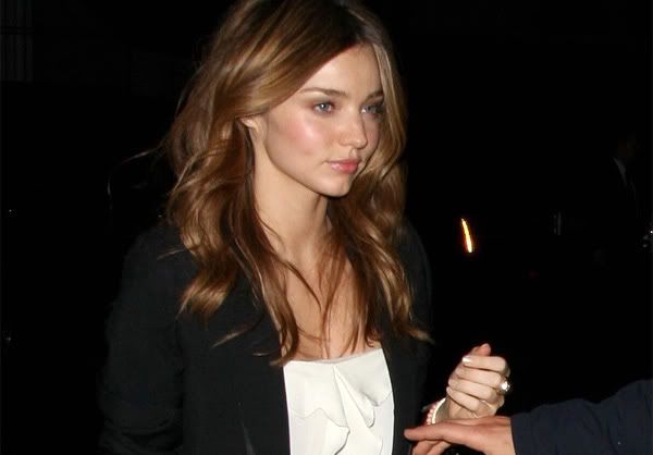 Miranda Kerr arriving at the Private Roof Club and Garden, New York