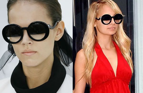 Chanel Sunglasses Olsen. Nicole Richie in Chanel