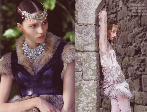 Flair Italy's Russian inspired shoot, Effetto Couture