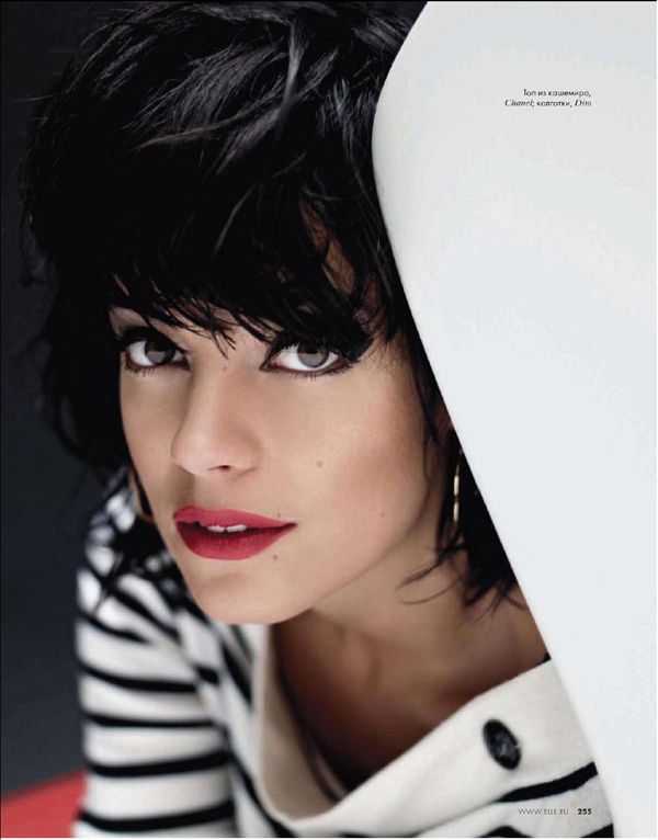 Lily Allen by Karl Lagerfeld: Elle December 2009