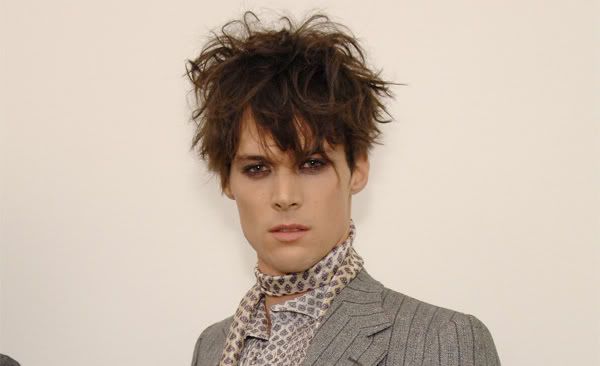 Gucci Menswear Fall Autumn Winter 2008 2009 hair style