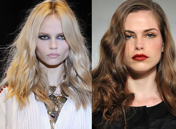 Long hair styles trends 2009