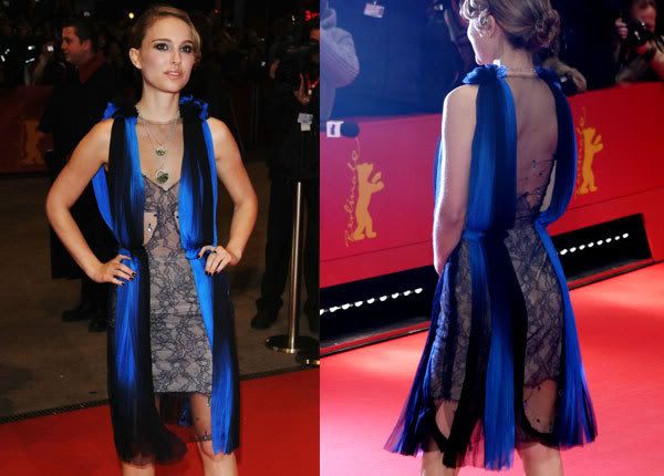 Natalie Portman nude fashion trend Portman paired her sheer Rodarte dress 