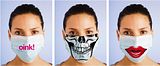 Designer face masks: swine-flu chic