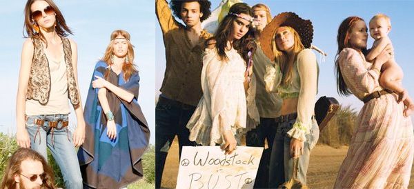 Woodstock hippy fashion