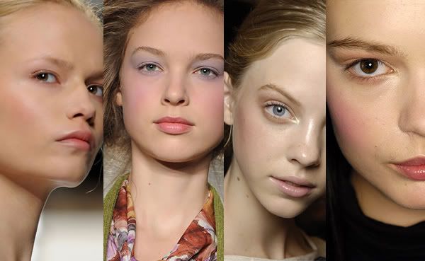 Soft pink blush make-up trend