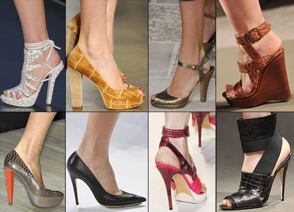 Reptile skin shoe trend 2009