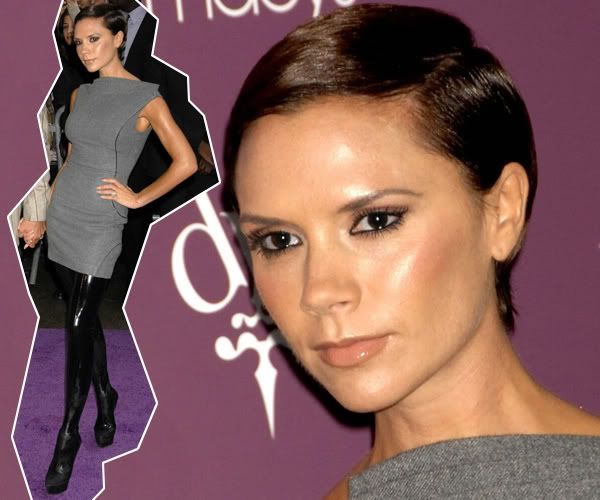 Victoria Beckham aka Posh Spice and her pixie cropped hair