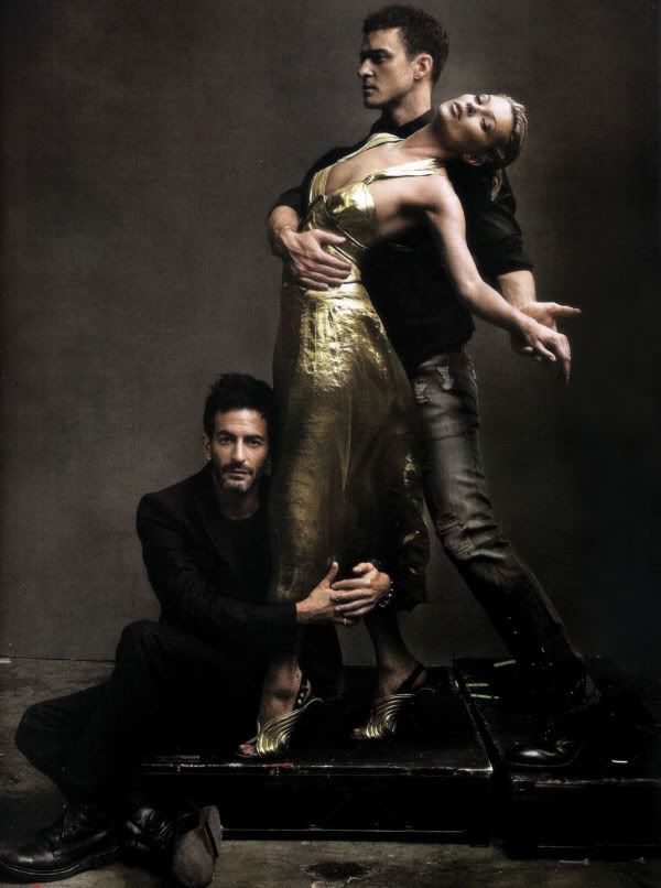 Kate Moss, Justin Timberlake and Marc Jacobs for Vogue