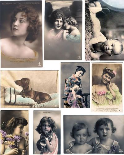 Vintage Websites on Collages    Vintage Postcards Jpg Picture By Crzycrzybttrfly