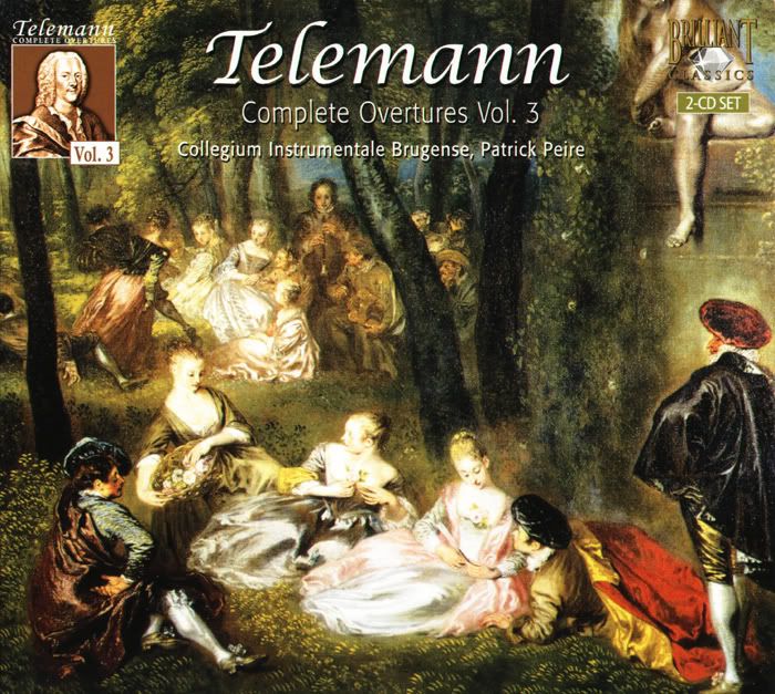 Collegium Instrumentale Brugensis - Georg Philipp Telemann - Complete Overtures, Vol.3 (2 CDs Box Set)