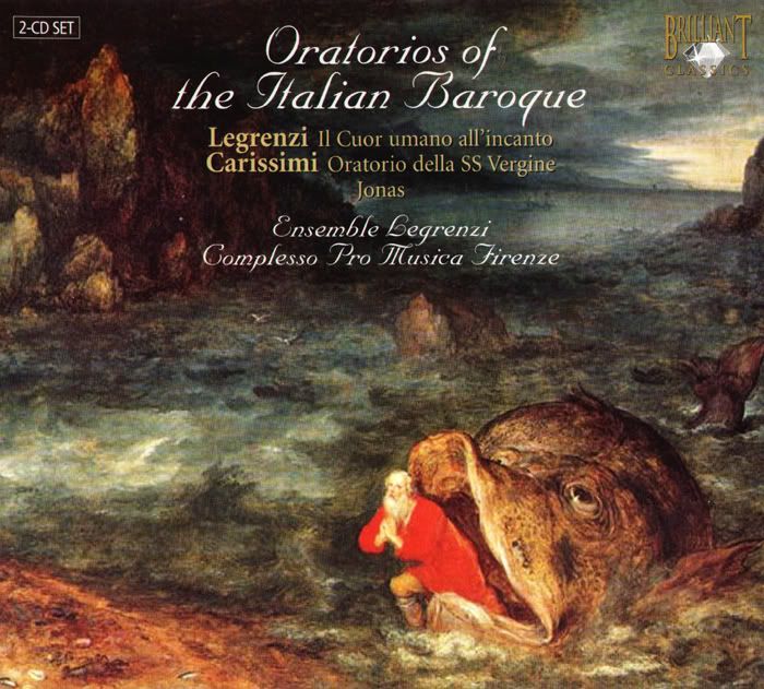 Ensemble Legrenzi, Complesso Pro Musica Firenze, Roberto Loreggian - harpsichord and organ, Gabriele Micheli - conductor and organ - Giacomo Carissimi, Giovanni Legrenzi - Oratorios of the Italian Baroque (2 CDs)