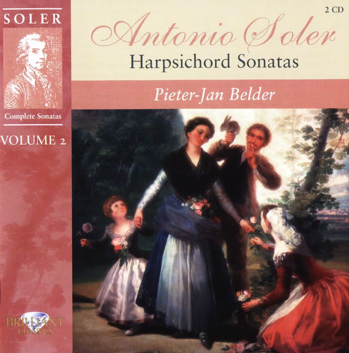 Pieter-Jan Belder - harpsichord - Antonio Soler - Complete Harpsichord Sonatas, Vol.2 (2 CDs)