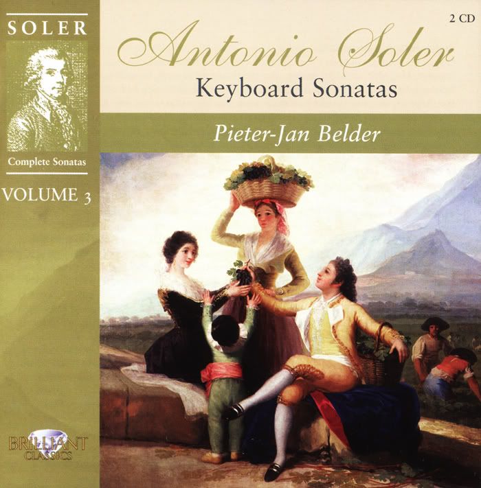 Pieter-Jan Belder - harpsichord - Antonio Soler - Complete Harpsichord Sonatas, Vol.3 (2 CDs)