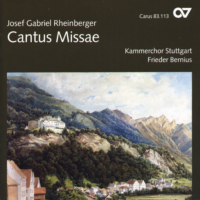 Sonntrtaud Engels - organ, Kammerchor Stuttgart, Ensemble Stuttgart - Josef Gabriel Rheinberger - Cantus Missae