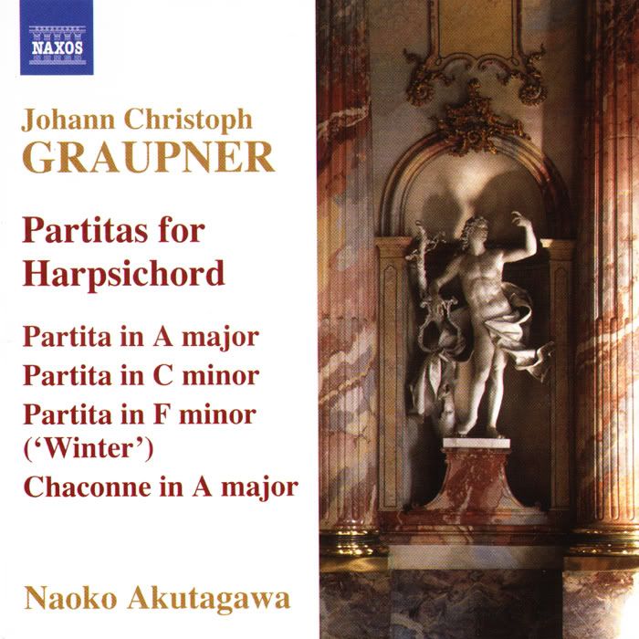 Naoko Akutagawa - harpsichord - Johann Christoph Graupner - Partitas for Harpsichord