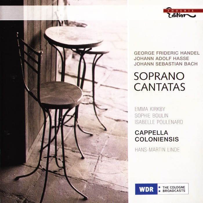 Emma Kirkby - soprano, Cappella Coloniensis, Hans-Martin Linde - conductor - Cappella Coloniensis - Soprano Cantatas