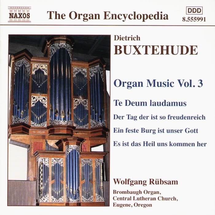 Wolfgang Rubsam - organ - Dietrich Buxtehude - Organ Music, Vol.3