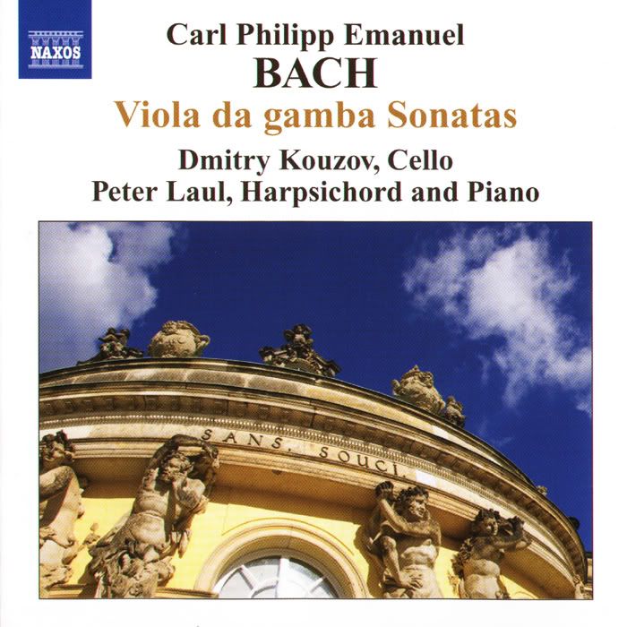 Dmitry Kouzov - cello, Peter Laul - harpsichord - Carl Philipp Emanuel Bach - Viola da gamba Sonatas