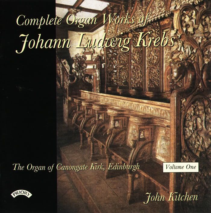 John Kitchen - organ - Johann Ludwig Krebs - Complete Organ Works, Vol.1 (6 CDs Box Set)