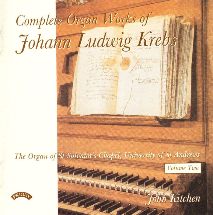 John Kitchen - organ - Johann Ludwig Krebs - Complete Organ Works, Vol.2 (6 CDs Box Set)