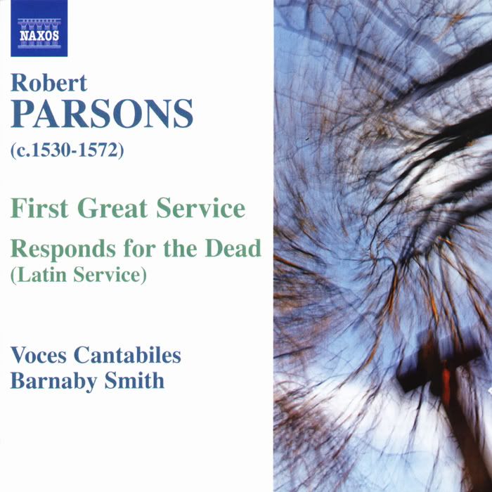 Voces Cantabiles, Barnaby Smith - conductor - Robert Parsons (1530 - 1572) - First Great Service, Responds for the Dead